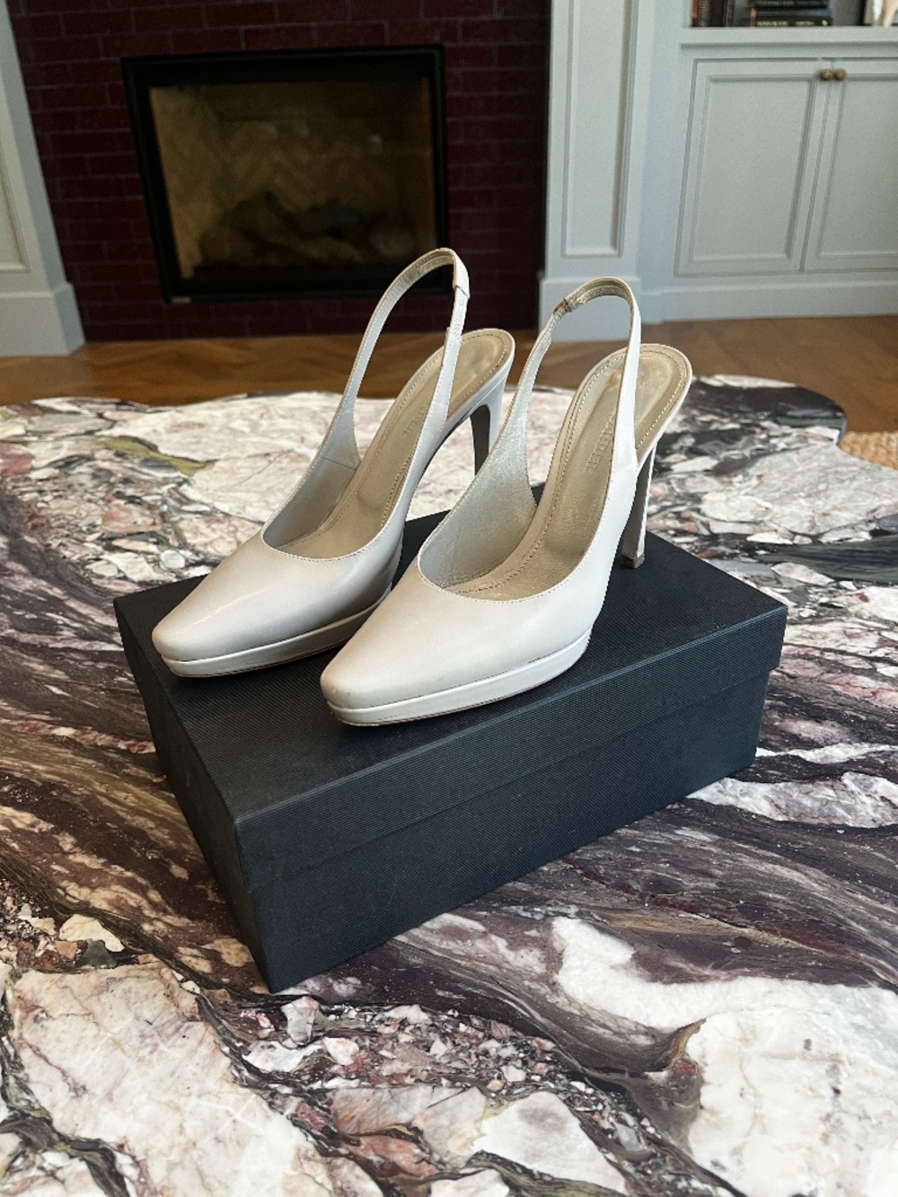 Jil Sander Gray and Pink Heel (US 7)